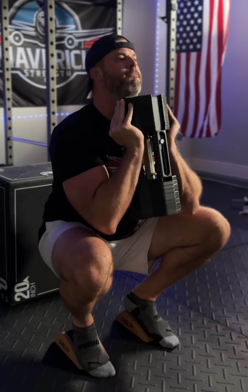 Dumbbells used for flexible strength training